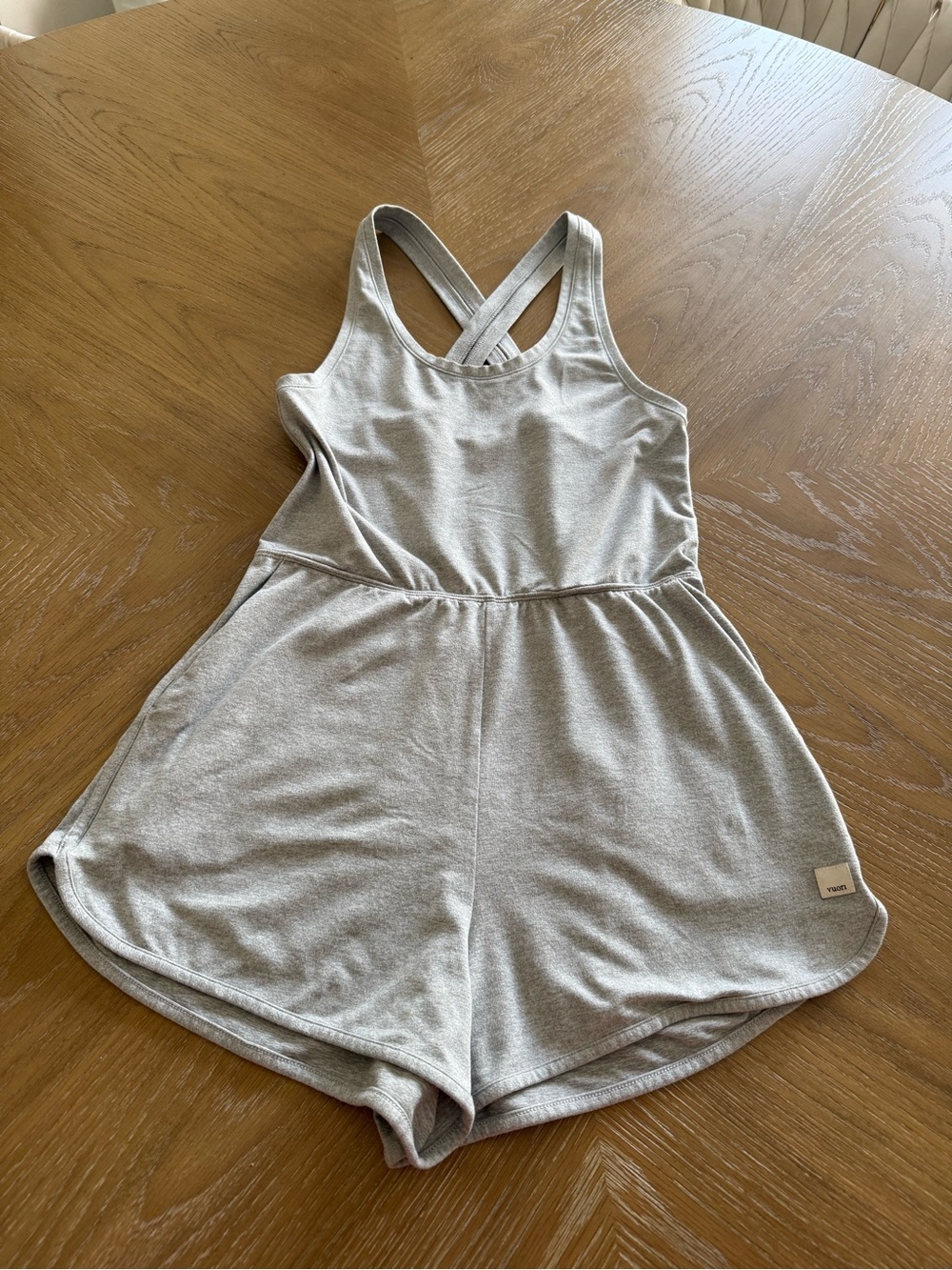 Women’s Vuori Crossback Romper - Gray